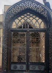 درب ورودی دولنگه گره سازی شده بسیار زیبا